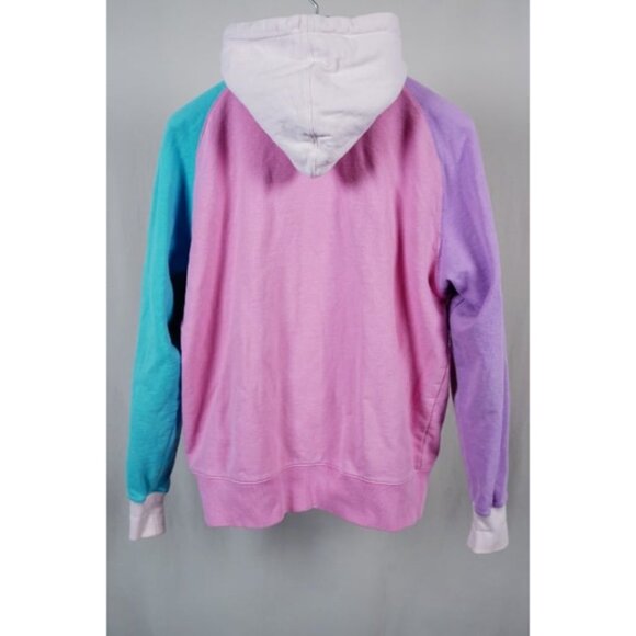 Teddy Fresh Pastel Color Block Streetwear Hoodie Sweatshirt Size M - Picture 2 of 6